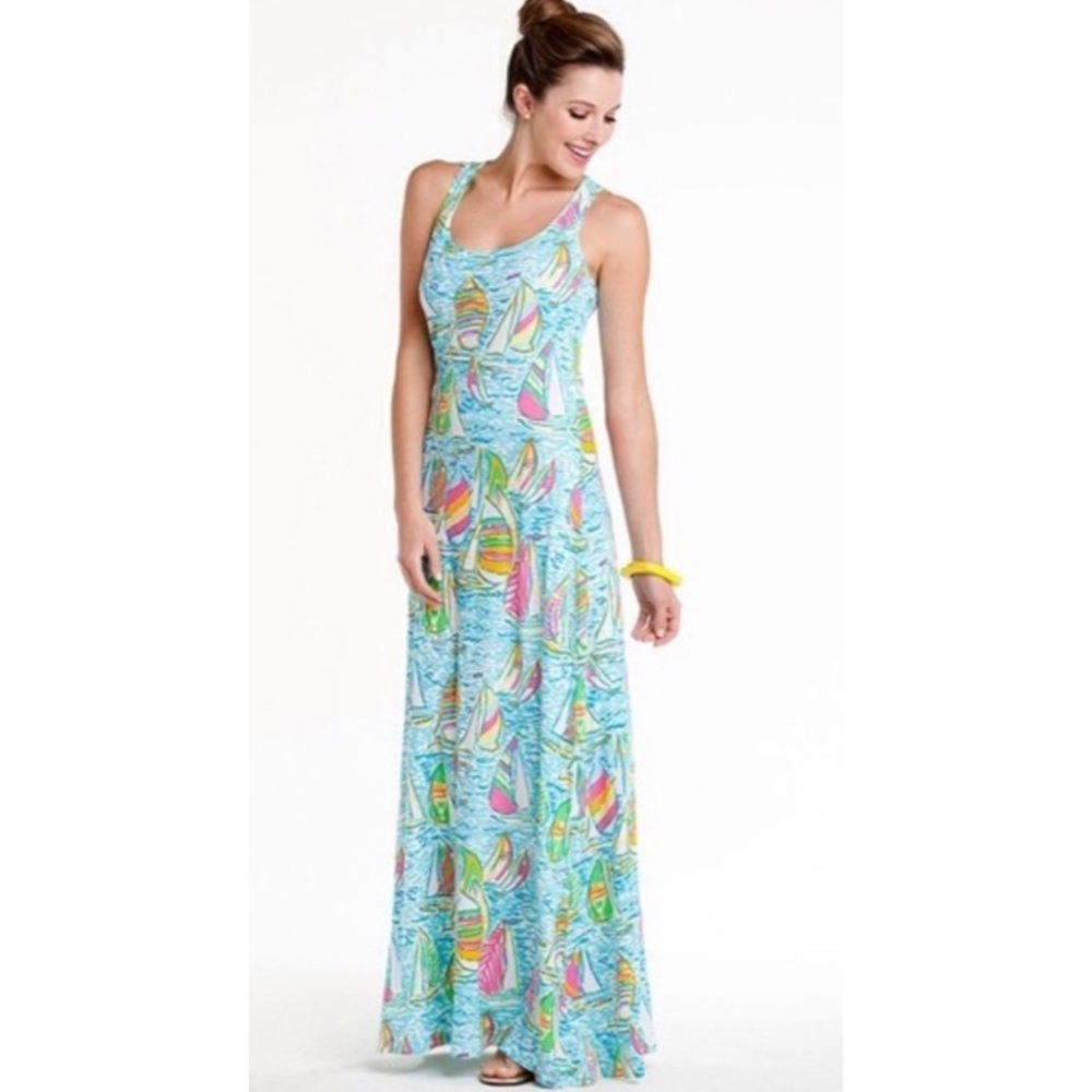 Lilly Pulitzer You Gotta Regatta Treena Maxi Dress - Picture 2 of 16